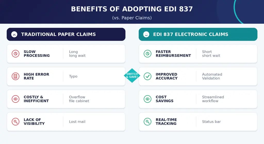 Benefits of Adopting EDI 837