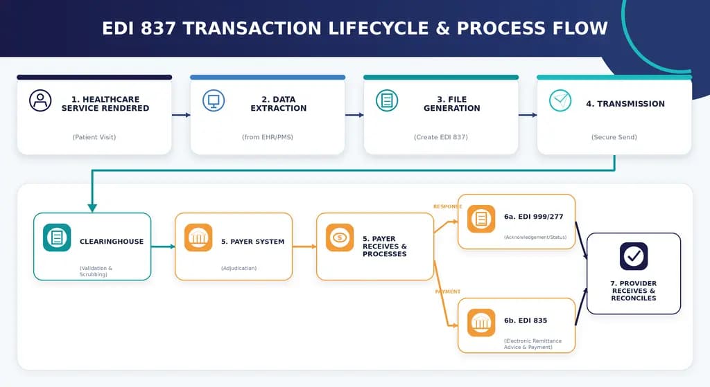 EDI 837 Transation lifecycle