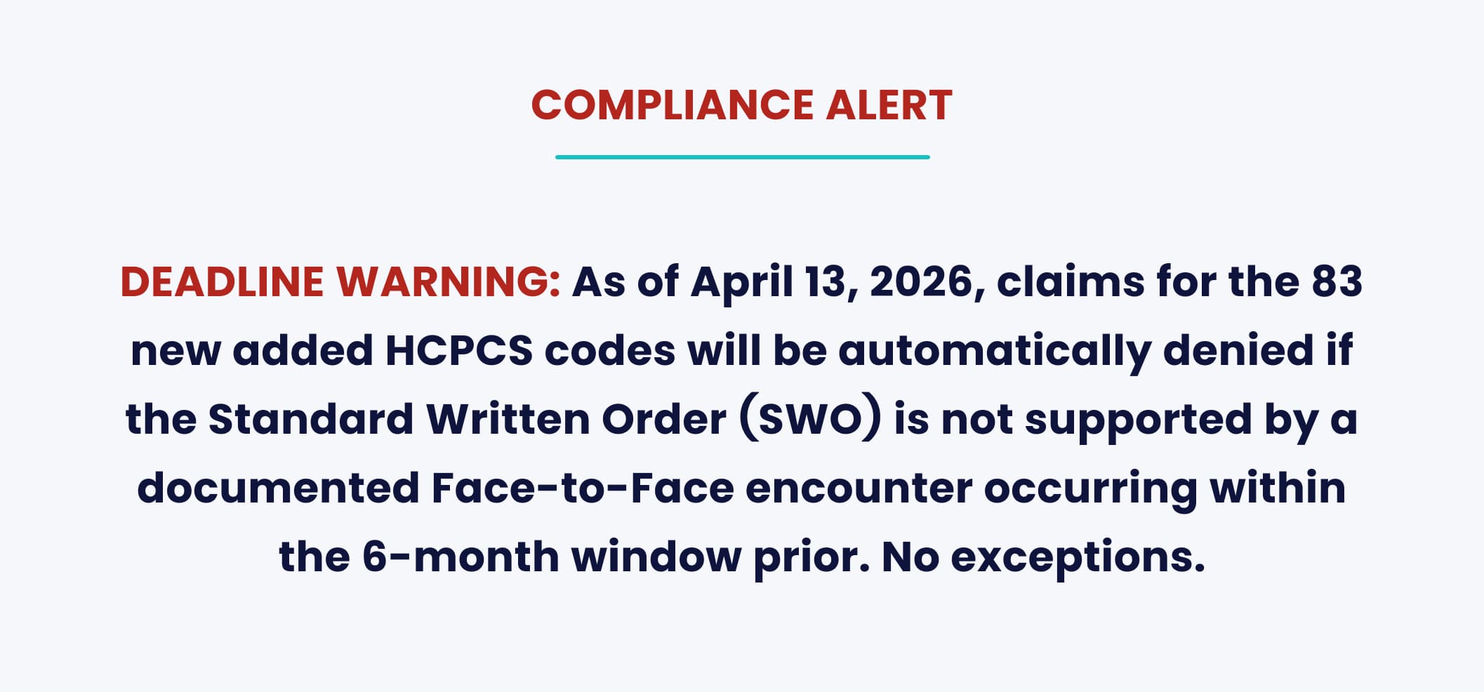 compliance alert
