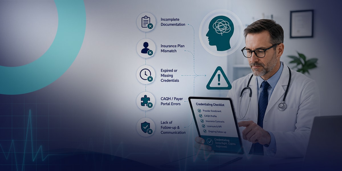 Credentialing issues in Mental Health Billing