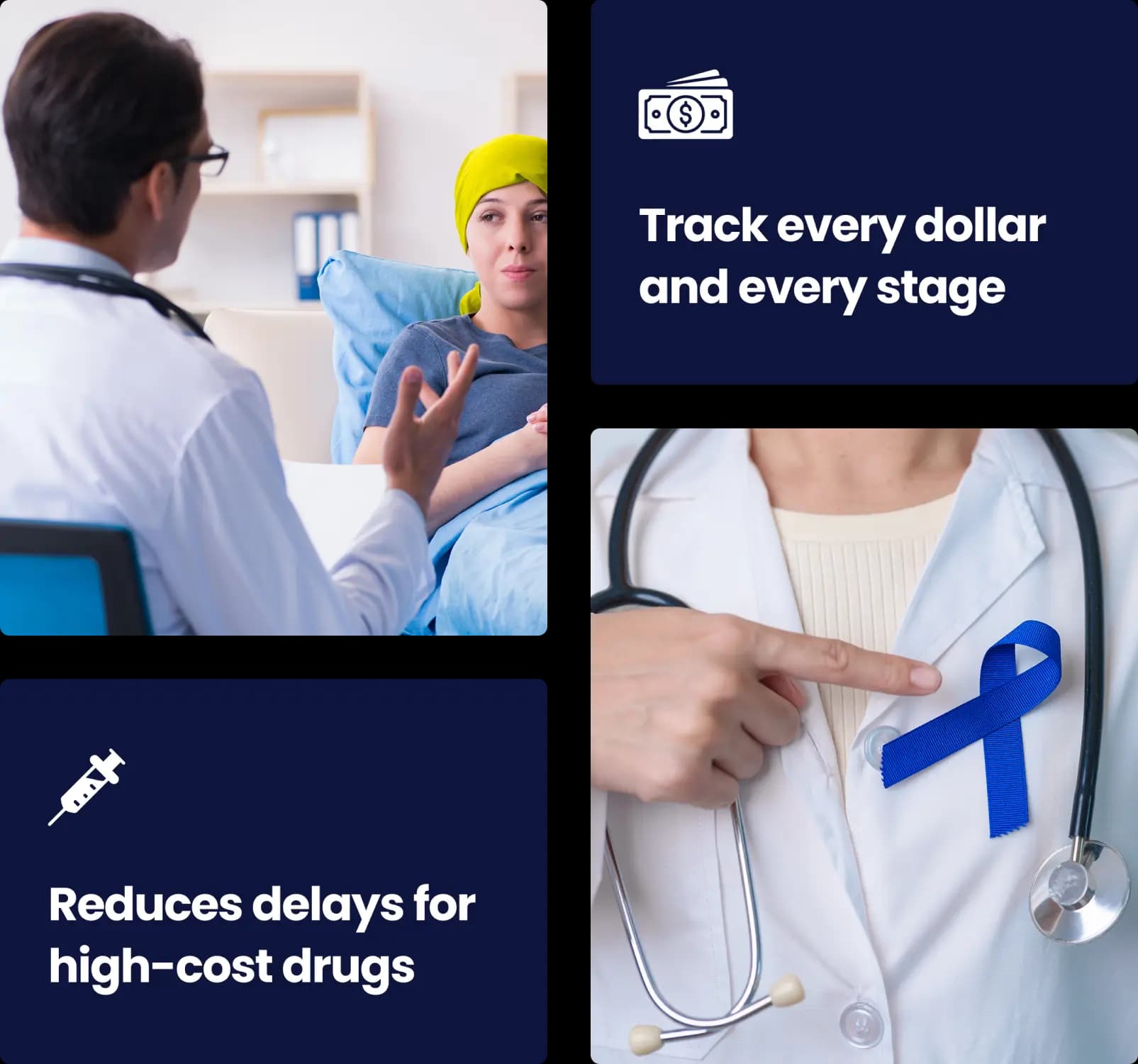 Oncology billing workflow managed by Dastify Solutions