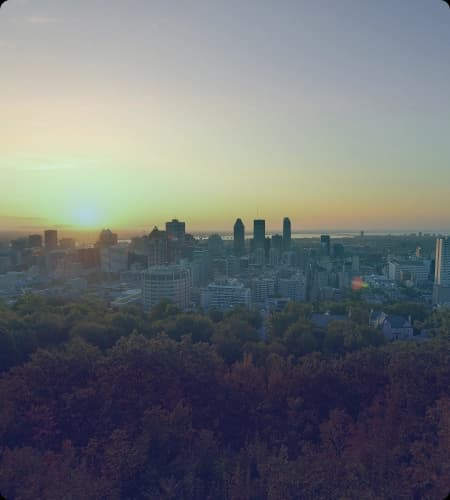 Pennsylvania skyline at sunset