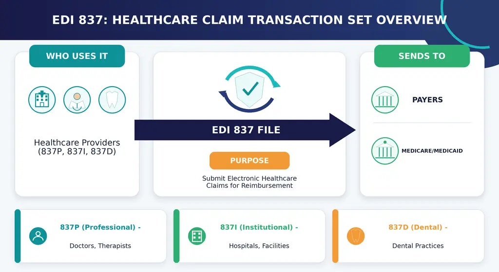 EDI 837 Healthcare Claims: Your Complete Guide to Electronic Claims Submission 1 EDI 837 Healthcare Claim