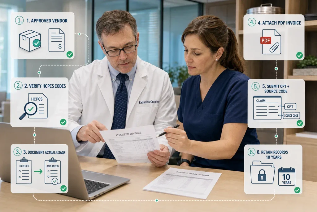 Medi-Cal Oncology Modifiers Explained: 26 vs TC, U7, and Brachytherapy Billing (C2616–Q3001) 2 Bill Brachytherapy Sources